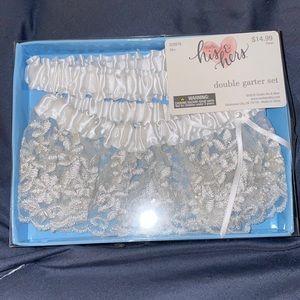 His and Hers Studio Double Wedding Garter Set